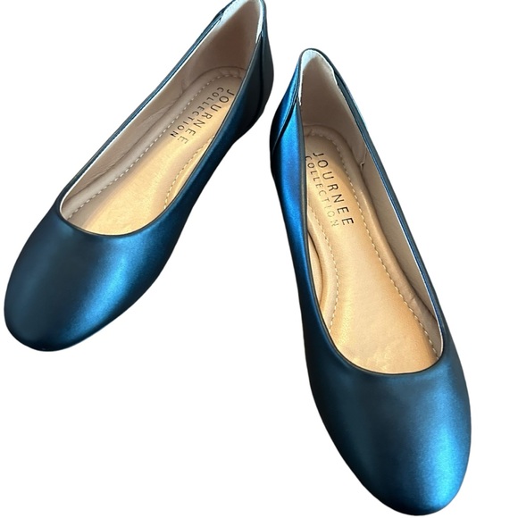 Journee Collection Kavn Classic Modern Academia Ballet Flat Black NEW 6 - Picture 1 of 11